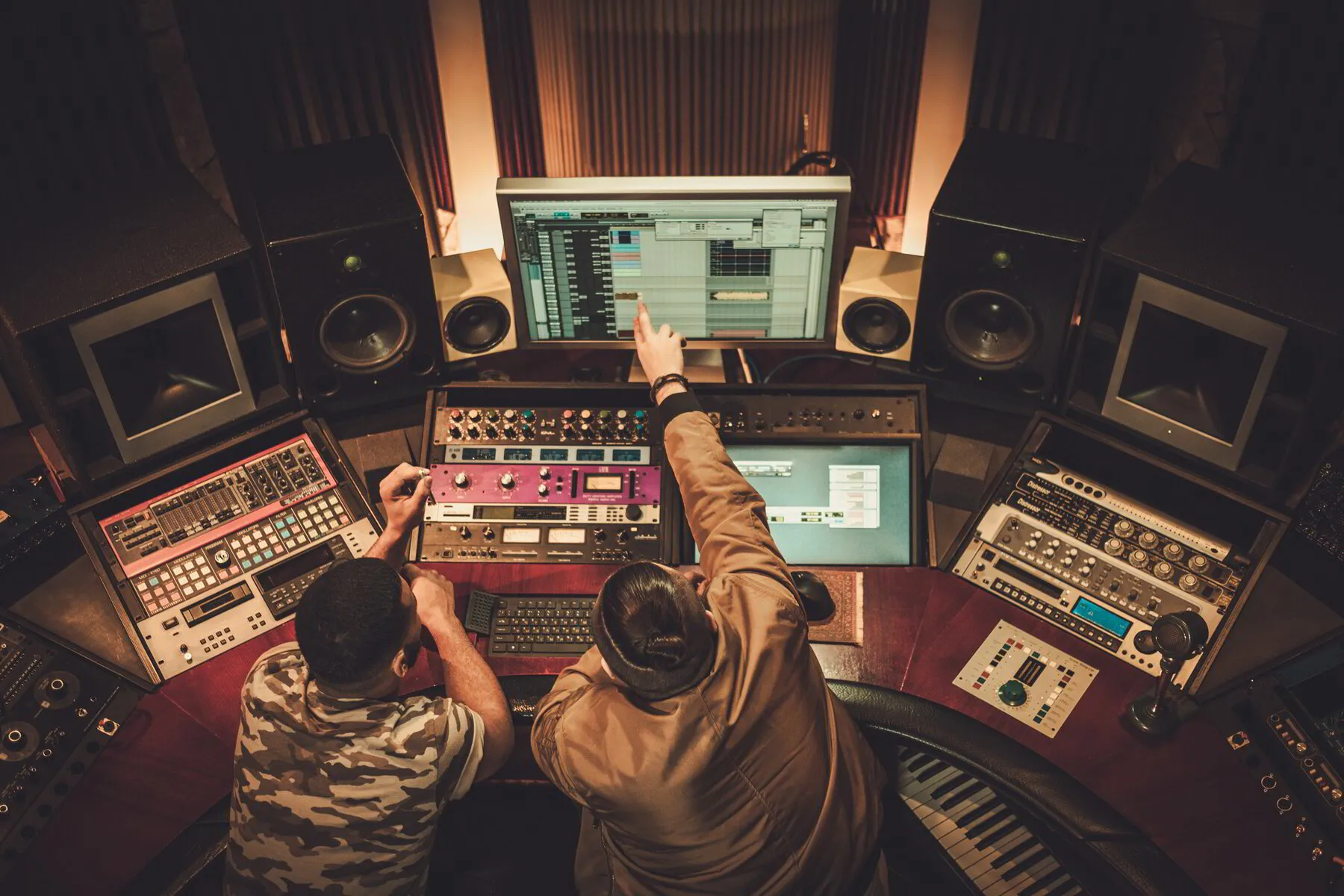 Instrumenty w studiu